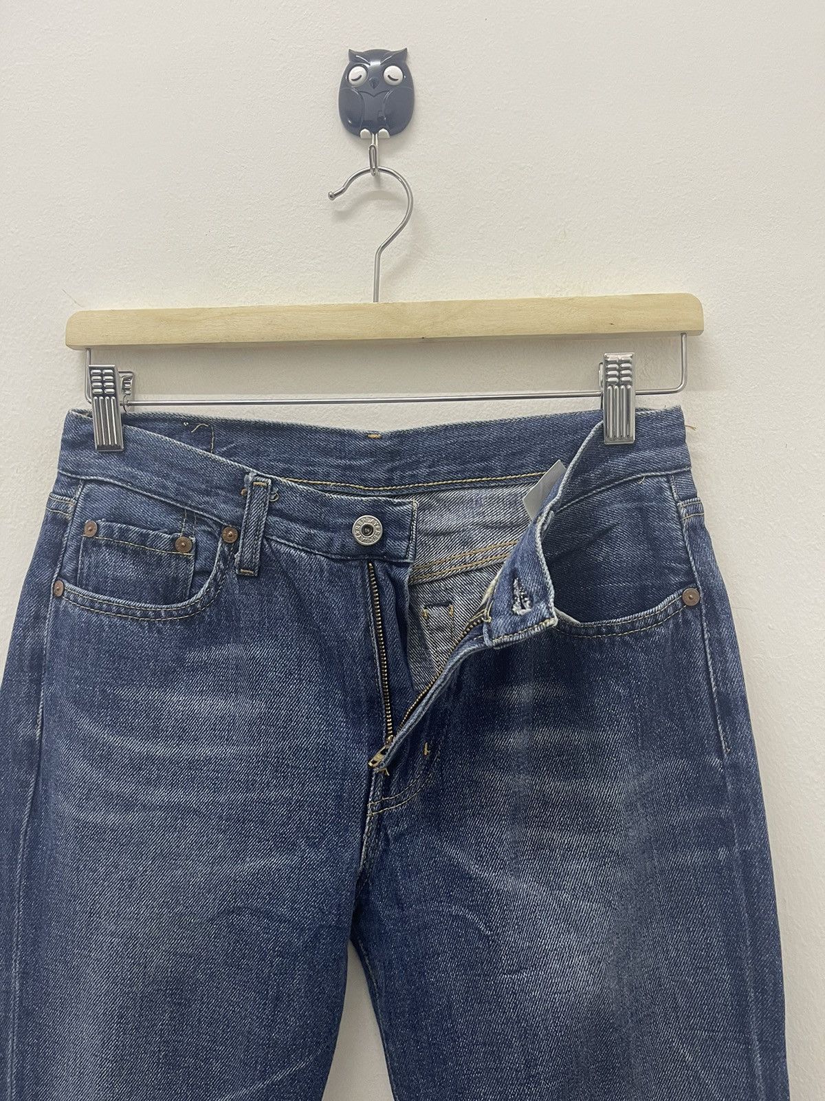Replay Rare Vintage REPLAY Blue Jeans Italy Flare Size US 27 - 8 Thumbnail