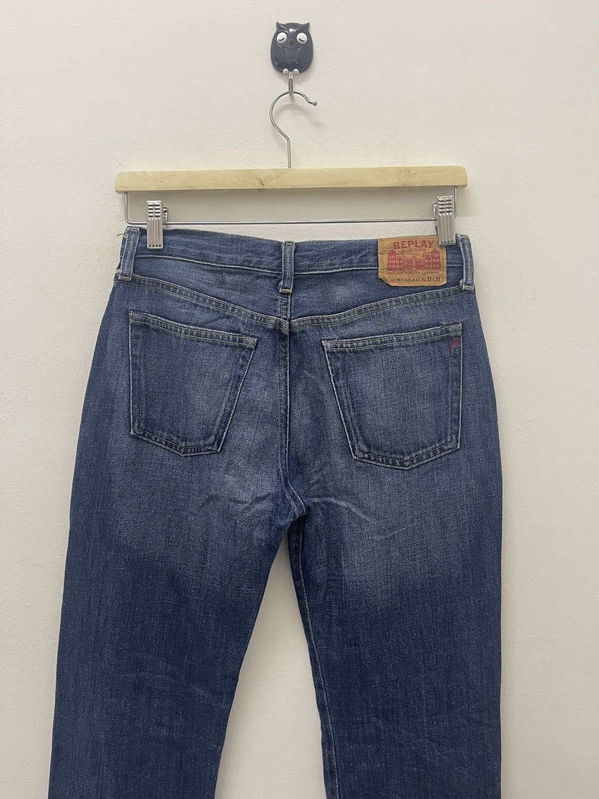 Replay Rare Vintage REPLAY Blue Jeans Italy Flare Size US 27 - 2 Thumbnail