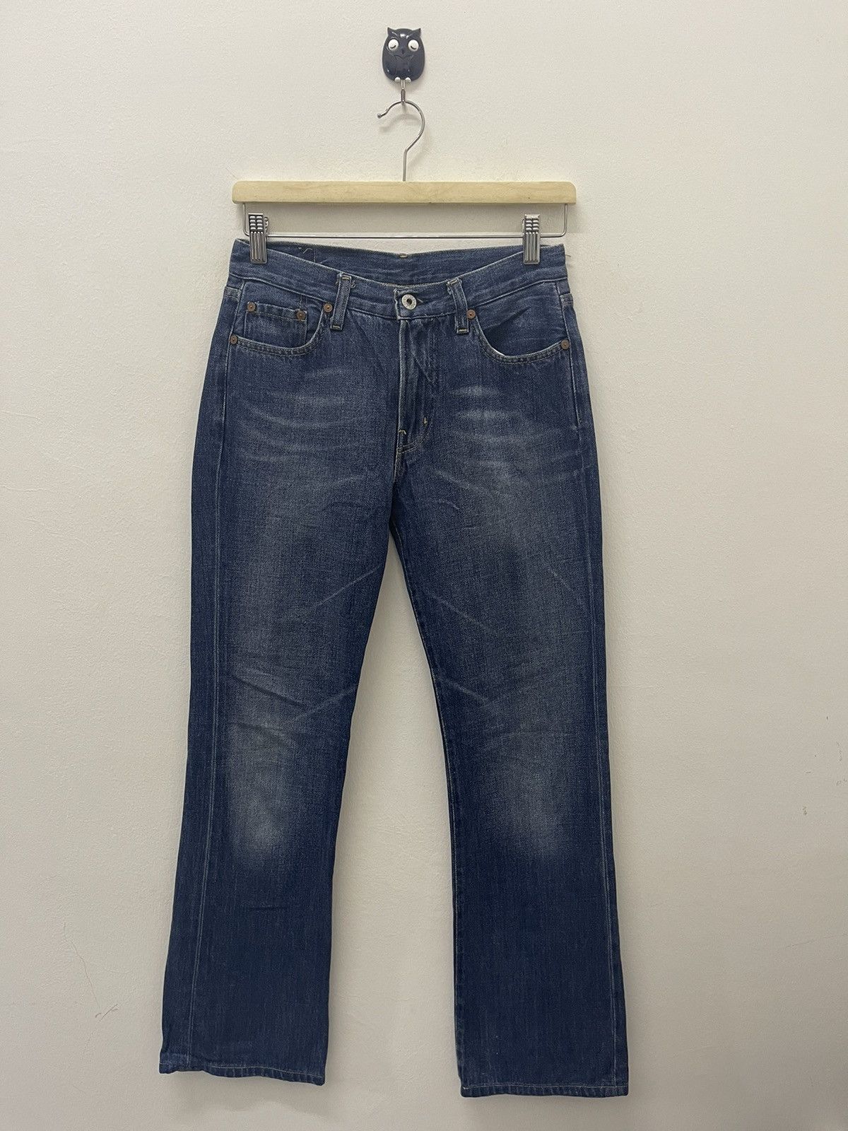 Replay Rare Vintage REPLAY Blue Jeans Italy Flare Size US 27 - 5 Thumbnail