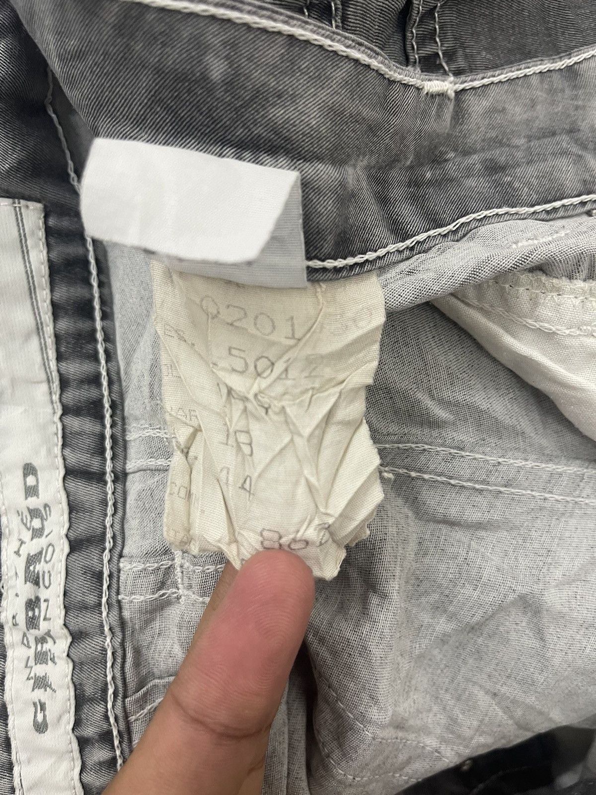 Marithe + Francois Girbaud Rare Vintage MARITHE FRANCOIS GIRBAUD Distressed Size US 28 / EU 44 - 9 Thumbnail
