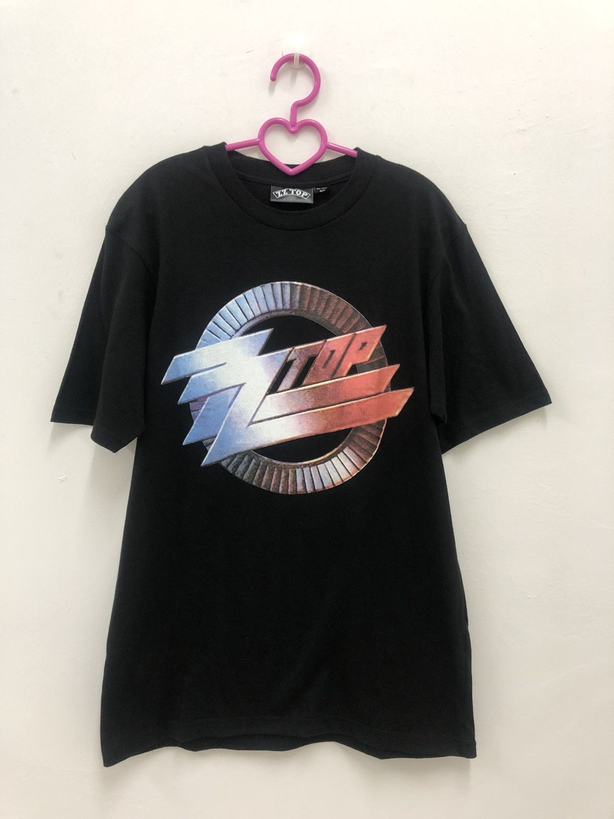 image of Band Tees x Rock T Shirt Zz Top Promo Album Tour Concert Shirt in Black, Men's (Size Small)