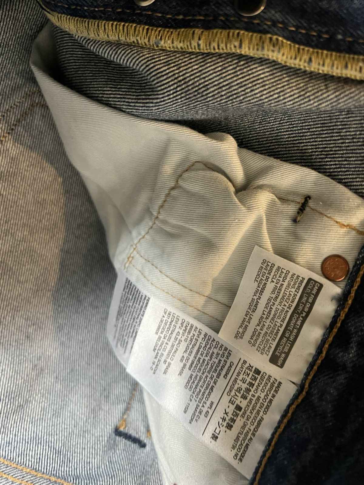 DENIM TEARS × Levi's Denim Tears Levis Red Clay Cotton Wreath Jeans Size US 32 / EU 48 - 11 Thumbnail
