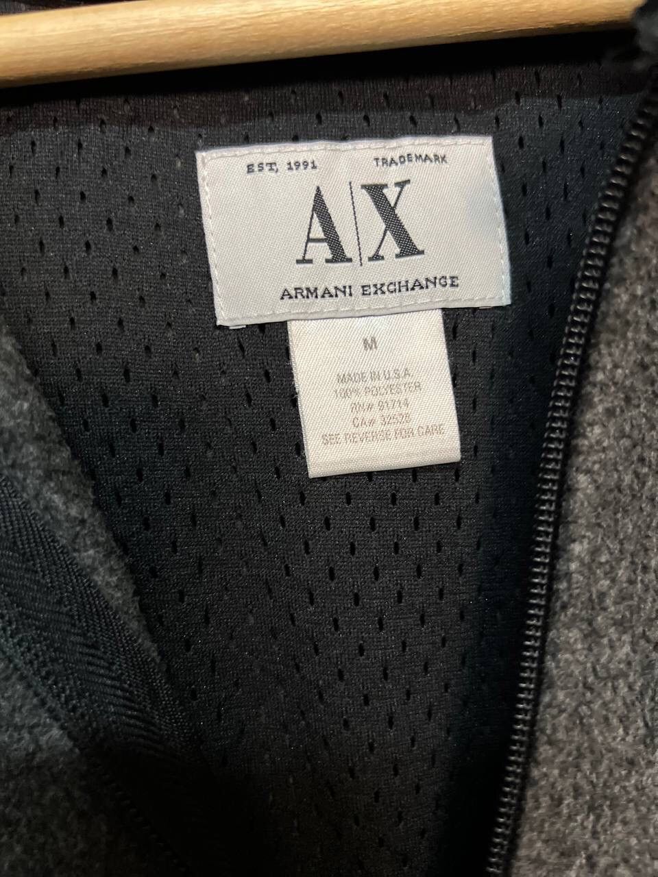 Armani Exchange ARMANI EXCHANGE FLEECE HOODIE Size US M / EU 48-50 / 2 - 7 Thumbnail