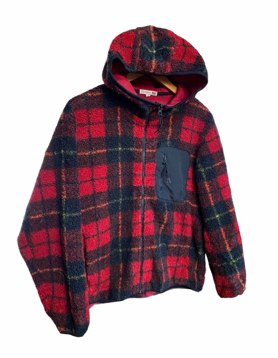 image of J W Anderson x Uniqlo Accept Binding Offerj.w Anderson X Uniqlo Fleece Jacket, Men's (Size Medium)