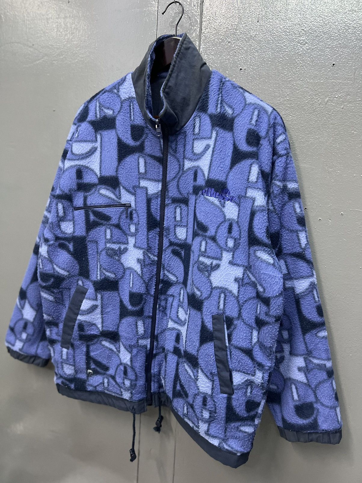 Ellesse ELLESSE REVERSIBLE FLEECE JACKET Size US M / EU 48-50 / 2 - 3 Thumbnail