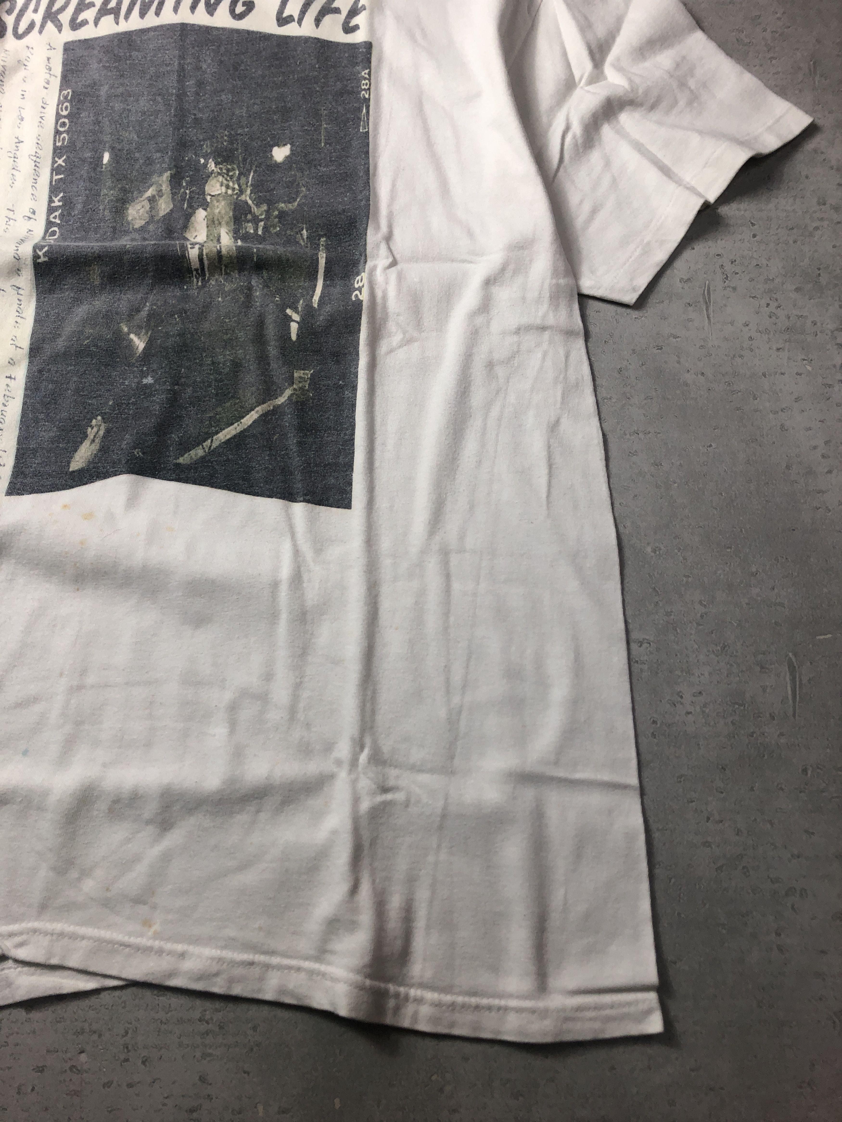 Hanes × Vintage SCREAMING LIFE graphic t-shirt tee 29375 - 877 97 Size US L / EU 52-54 / 3 - 6 Thumbnail