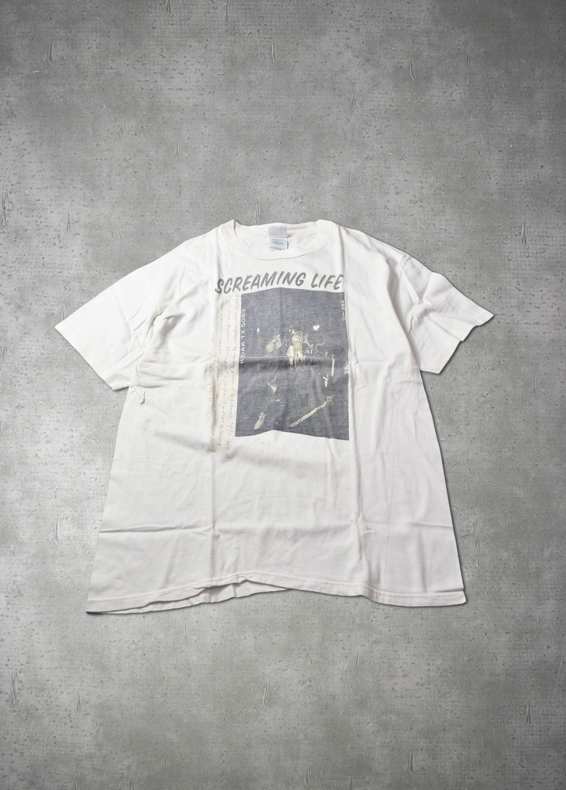 Hanes × Vintage SCREAMING LIFE graphic t-shirt tee 29375 - 877 97 Size US L / EU 52-54 / 3 - 1 Thumbnail