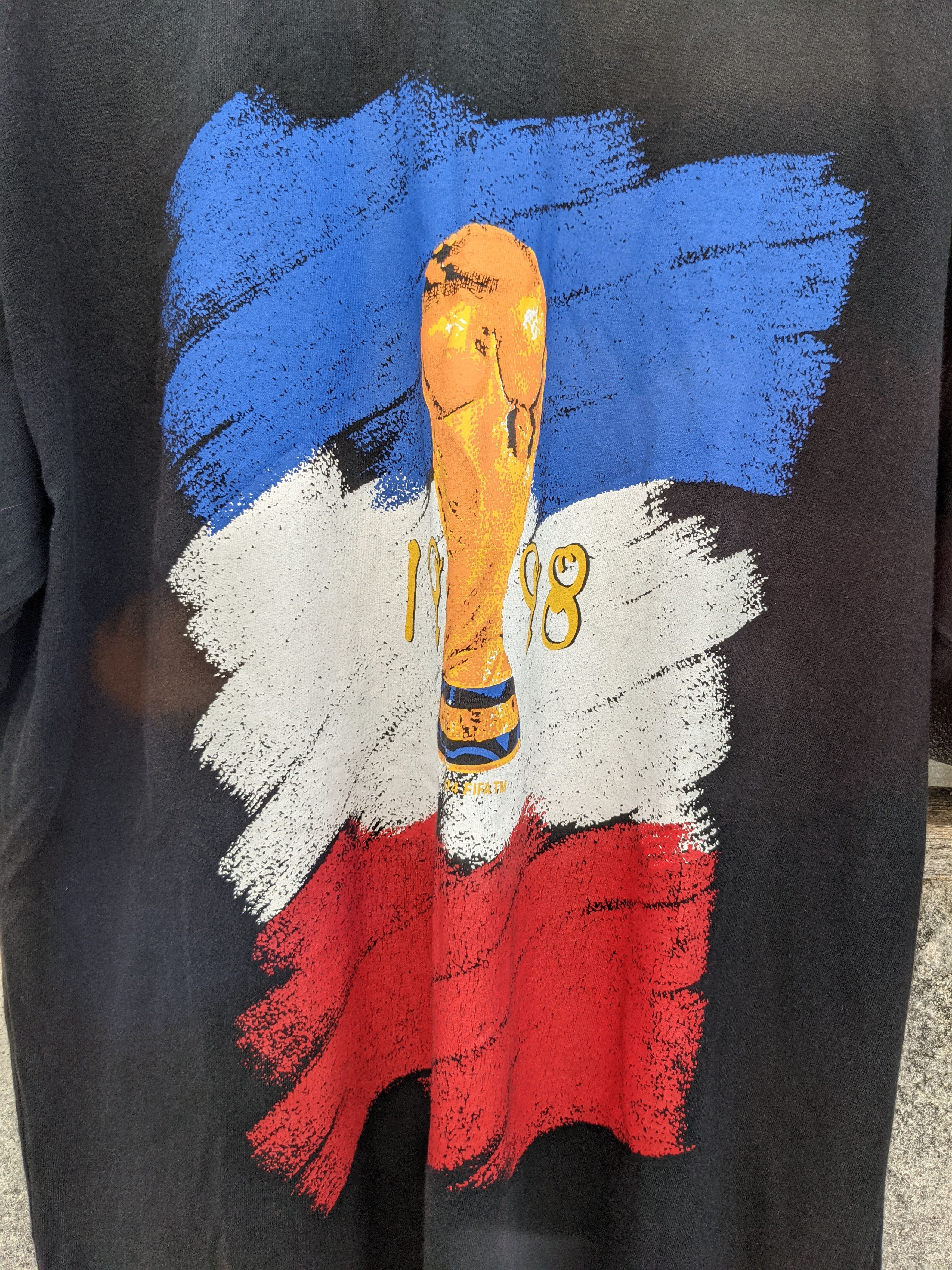Adidas Vintage Fifa World Cup France 1998 tshirts Size US L / EU 52-54 / 3 - 5 Thumbnail