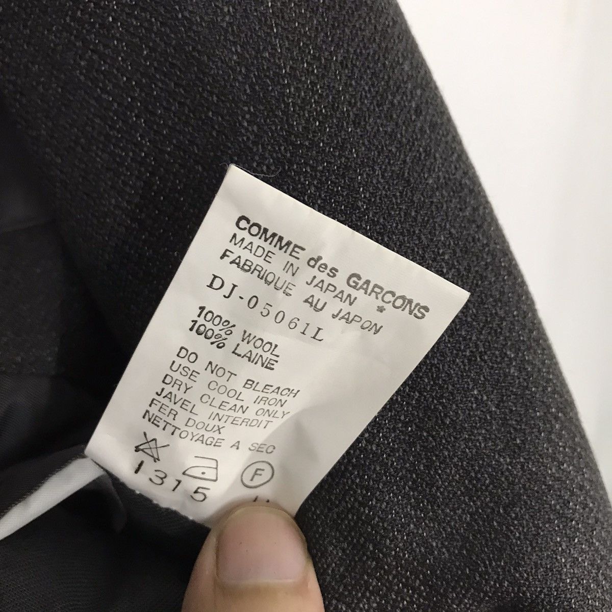 Comme des Garcons Vintage AD1990 Comme des garçons Blazer Coat Jacket Size US L / EU 52-54 / 3 - 6 Thumbnail