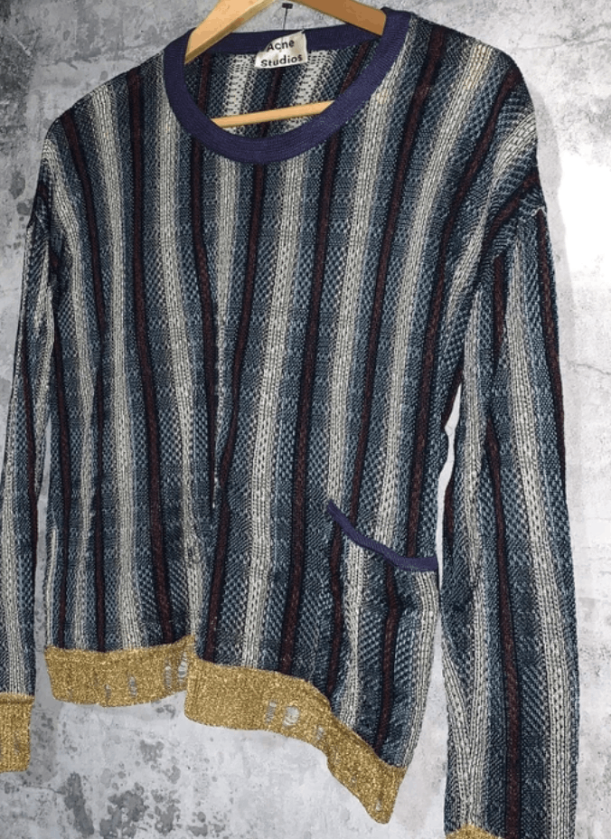 Acne Studios RARE GRAIL acne distressed Kurt cobain intricate knit Size US M / EU 48-50 / 2 - 2 Thumbnail