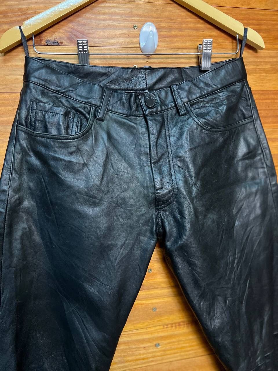 Comme Ca Ism COMME CA DU MODE MEN LEATHER PANTS SIZE 29 Size US 29 - 4 Thumbnail