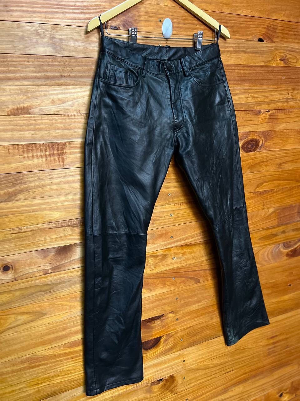 Comme Ca Ism COMME CA DU MODE MEN LEATHER PANTS SIZE 29 Size US 29 - 2 Thumbnail