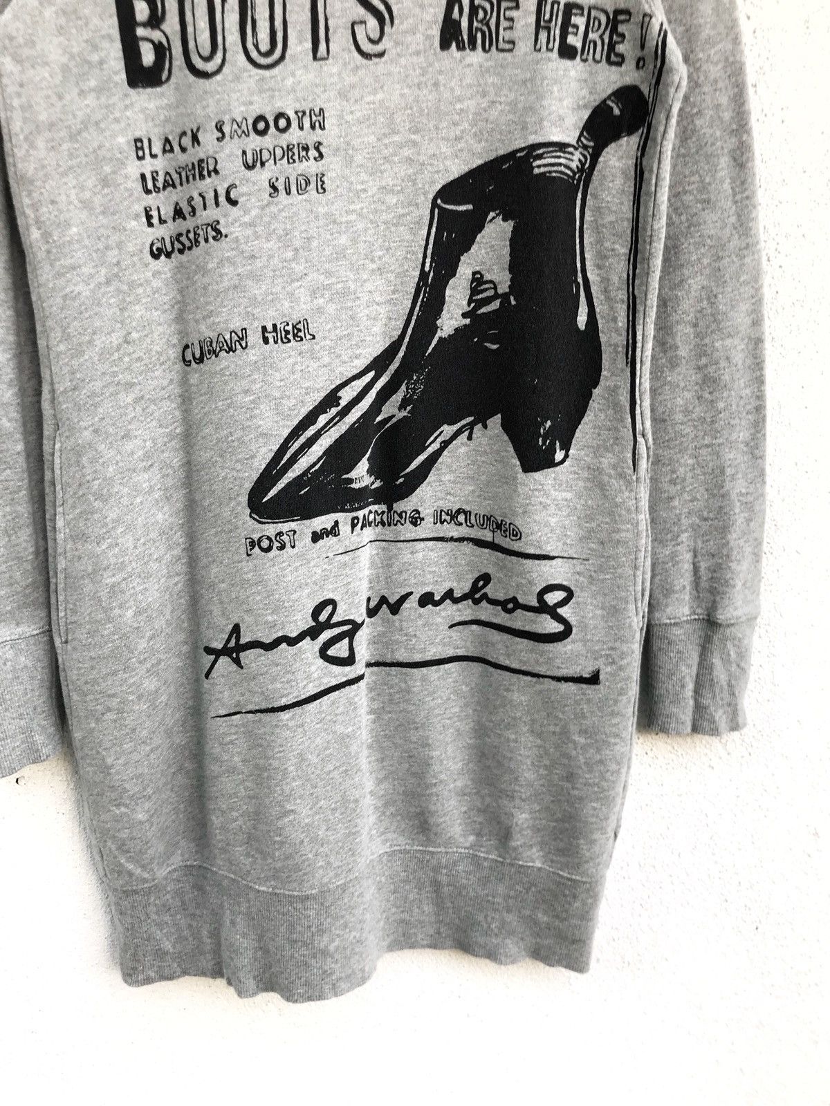 Andy Warhol × Art Comes First × Uniqlo Vintage Andy Warhols Women Beetle Boots Big Logo Size S / US 4 / IT 40 - 7 Thumbnail