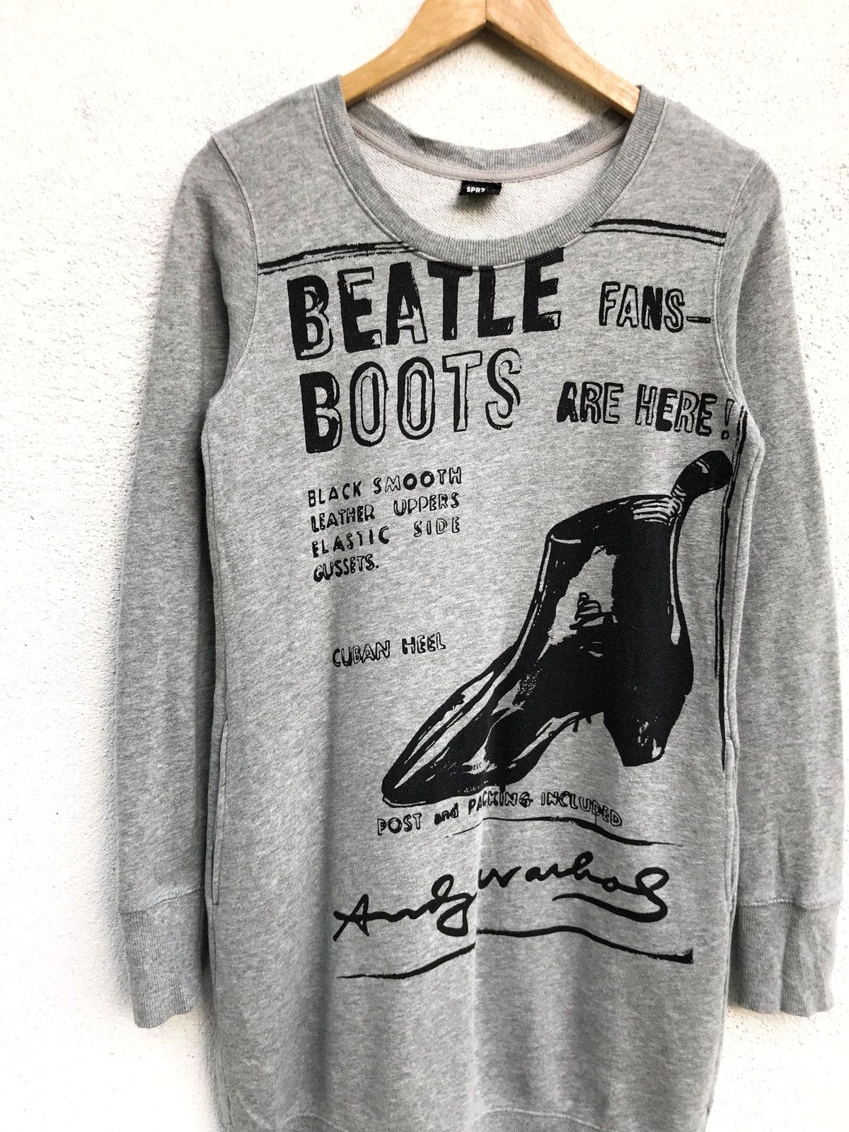 Andy Warhol × Art Comes First × Uniqlo Vintage Andy Warhols Women Beetle Boots Big Logo Size S / US 4 / IT 40 - 3 Thumbnail