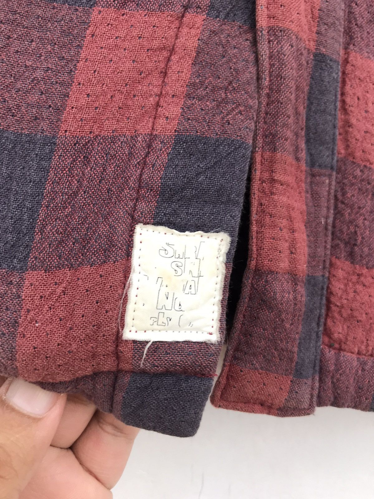 Japanese Brand × Vintage Vintage Ashram Button Down Flannel Size US XL / EU 56 / 4 - 6 Thumbnail