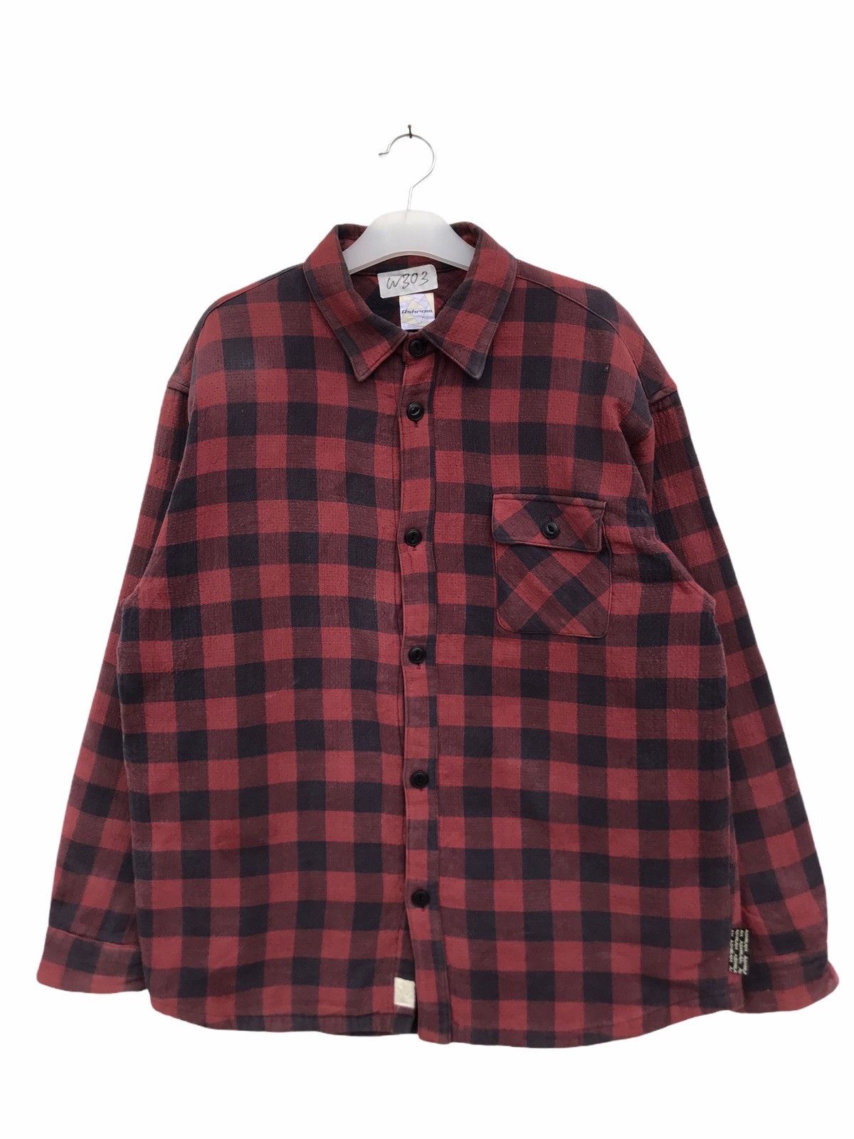 Japanese Brand × Vintage Vintage Ashram Button Down Flannel Size US XL / EU 56 / 4 - 1 Thumbnail