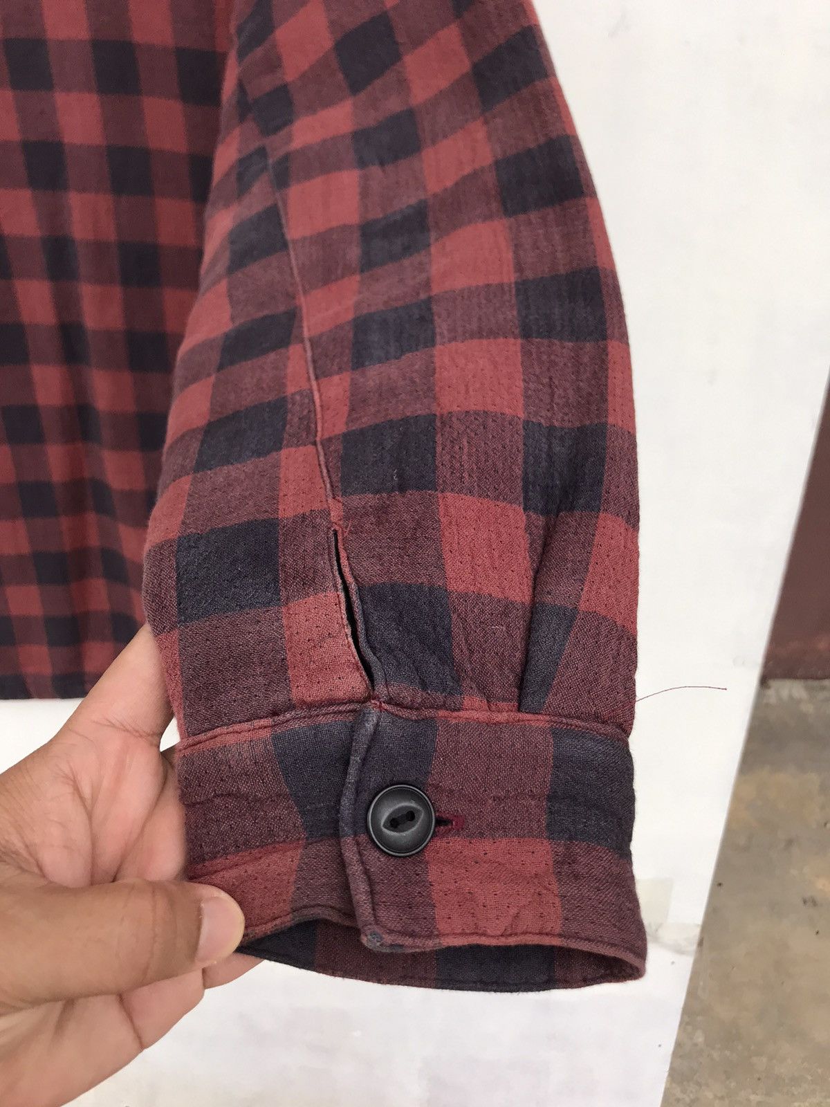 Japanese Brand × Vintage Vintage Ashram Button Down Flannel Size US XL / EU 56 / 4 - 7 Thumbnail