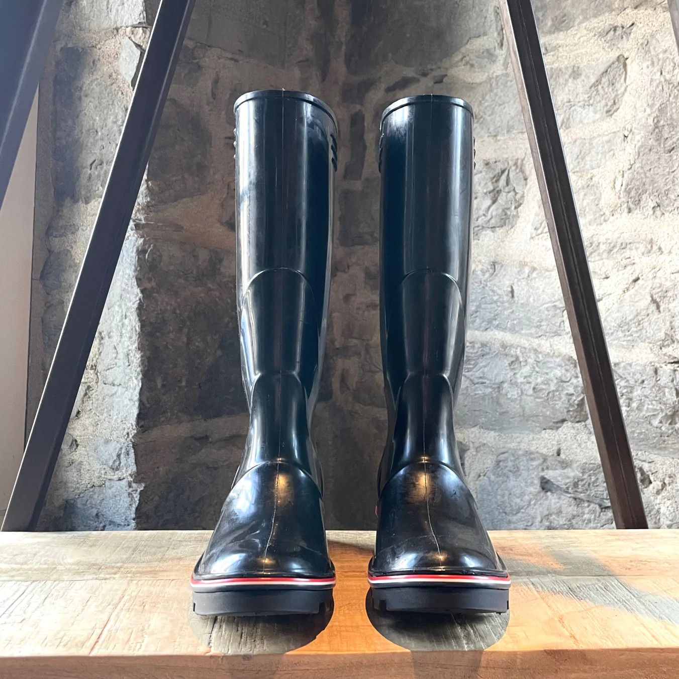 Thom Browne Thom Browne Black Wellington Rain Boots Size US 6.5 / IT 36.5 - 3 Thumbnail