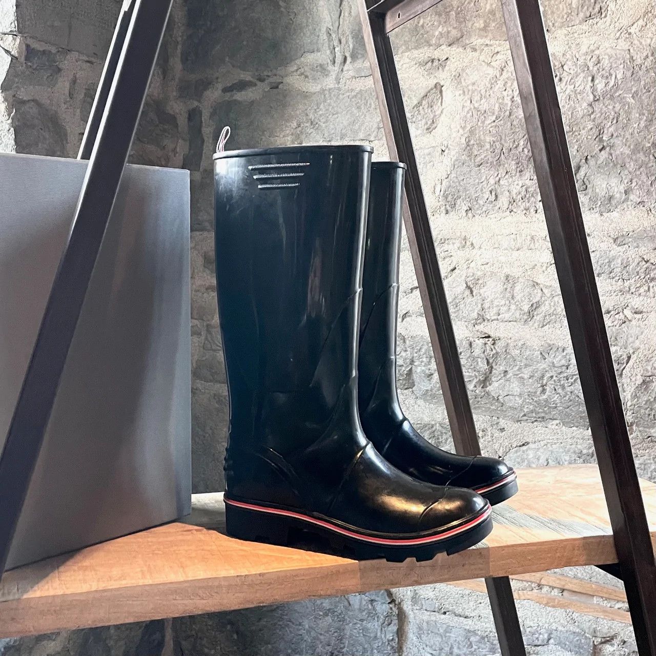 Thom Browne Thom Browne Black Wellington Rain Boots Size US 6.5 / IT 36.5 - 1 Thumbnail