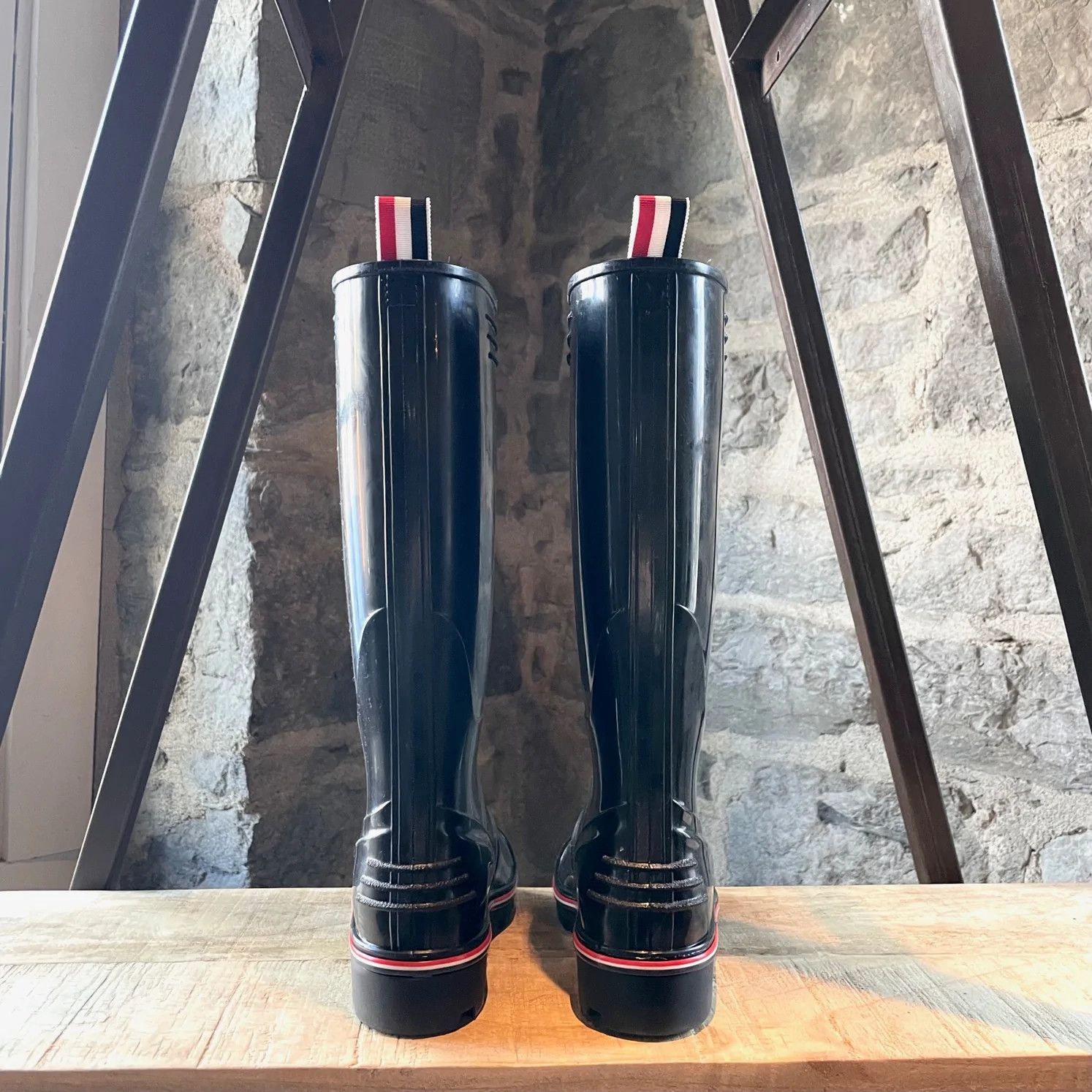 Thom Browne Thom Browne Black Wellington Rain Boots Size US 6.5 / IT 36.5 - 4 Thumbnail