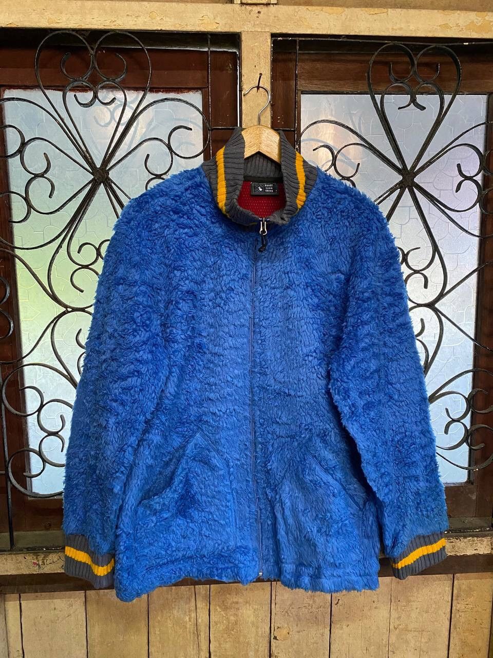 Japanese Brand Never Seen Thing Fleece Jacket Size US L / EU 52-54 / 3 - 3 Thumbnail