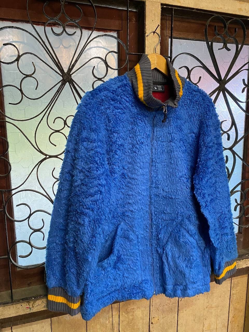 Japanese Brand Never Seen Thing Fleece Jacket Size US L / EU 52-54 / 3 - 4 Thumbnail