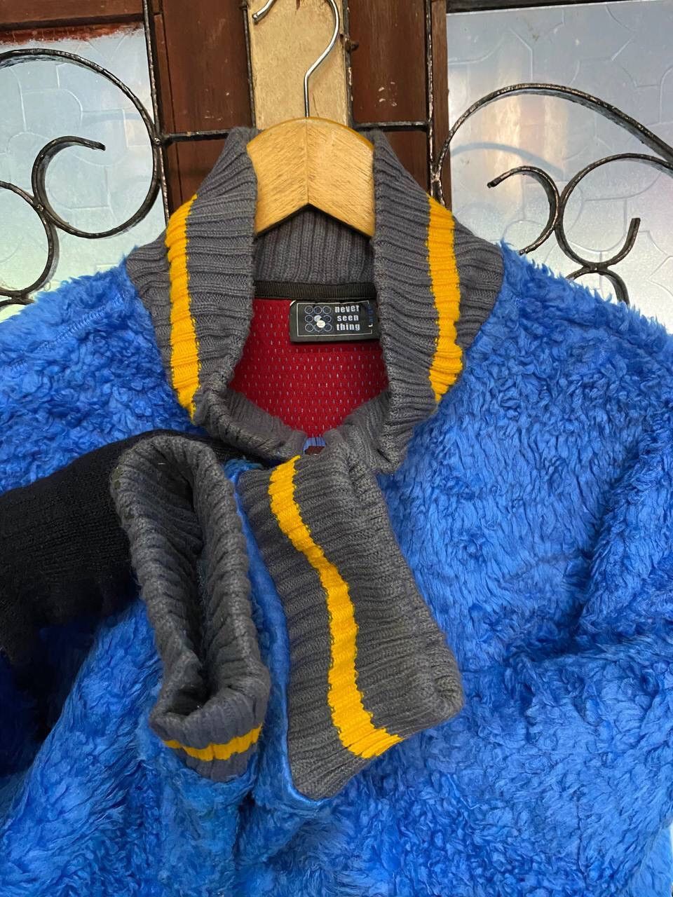 Japanese Brand Never Seen Thing Fleece Jacket Size US L / EU 52-54 / 3 - 10 Thumbnail