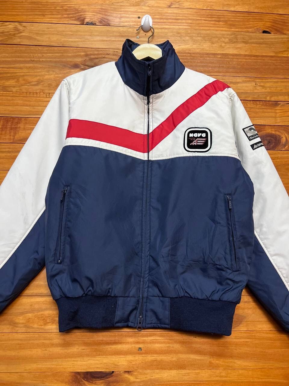 Vintage NAVA RACING TEAM MOTORCYCLE JACKET Size US M / EU 48-50 / 2 - 4 Thumbnail