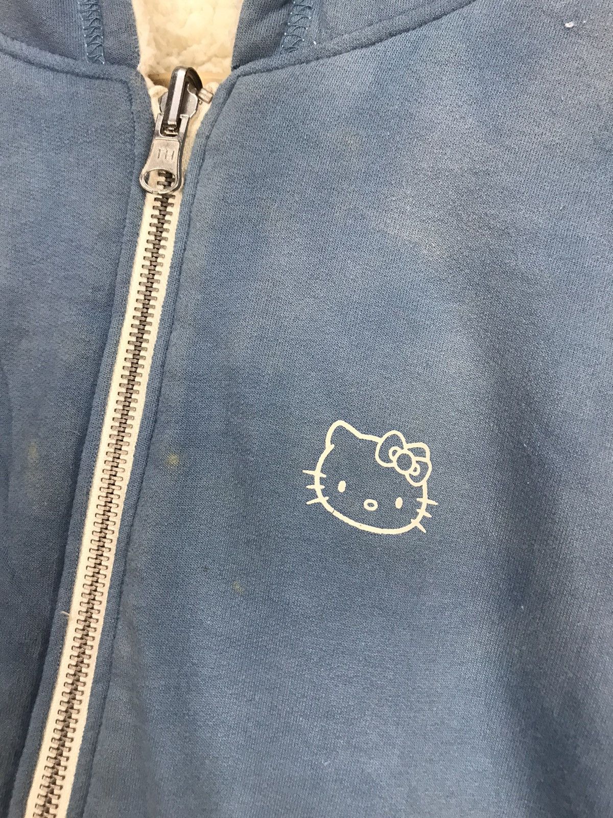 Japanese Brand × Vintage Vintage hello kitty distressed reversible zipper hoodie Size S / US 4 / IT 40 - 6 Thumbnail