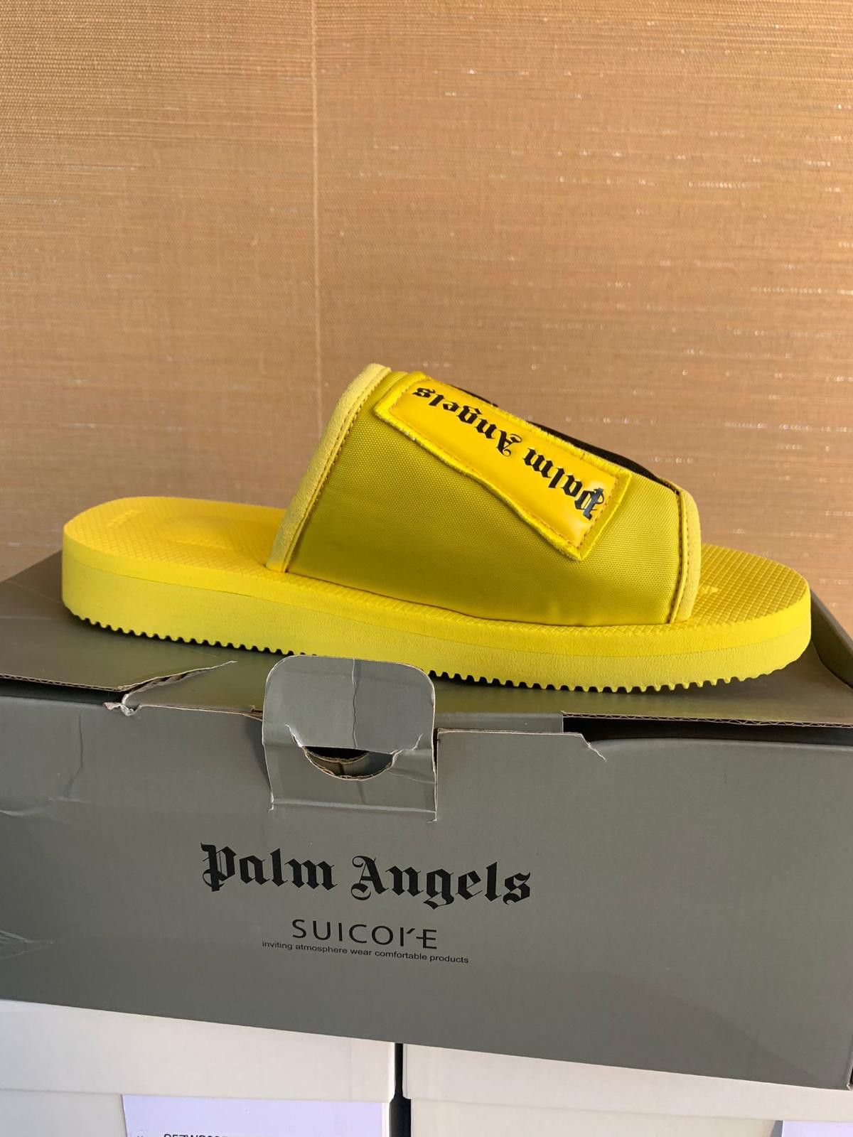 Palm Angels × Suicoke Logo Sandals in Yellow Size US 7 / EU 40 - 5 Thumbnail