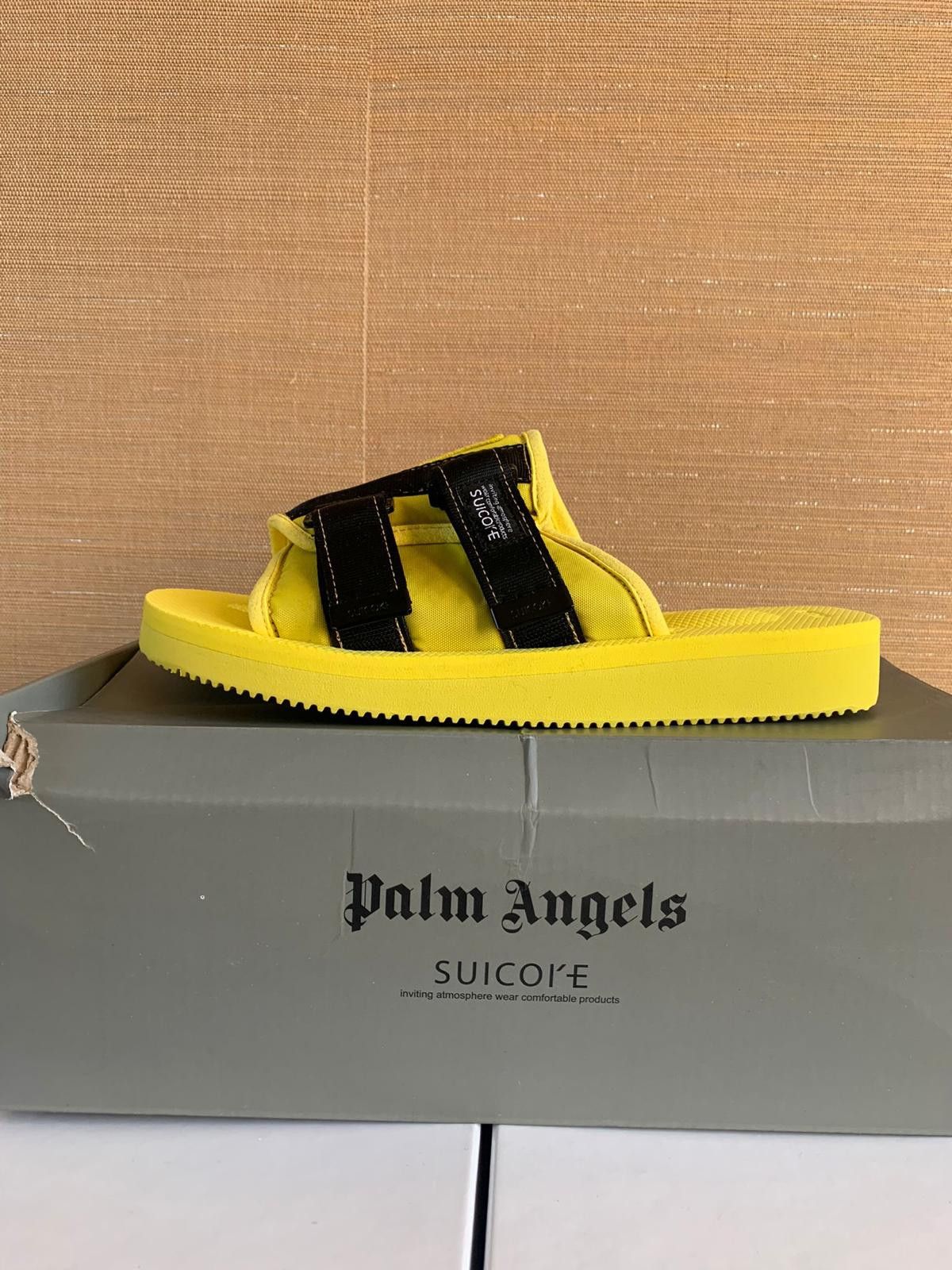 Palm Angels × Suicoke Logo Sandals in Yellow Size US 7 / EU 40 - 3 Thumbnail