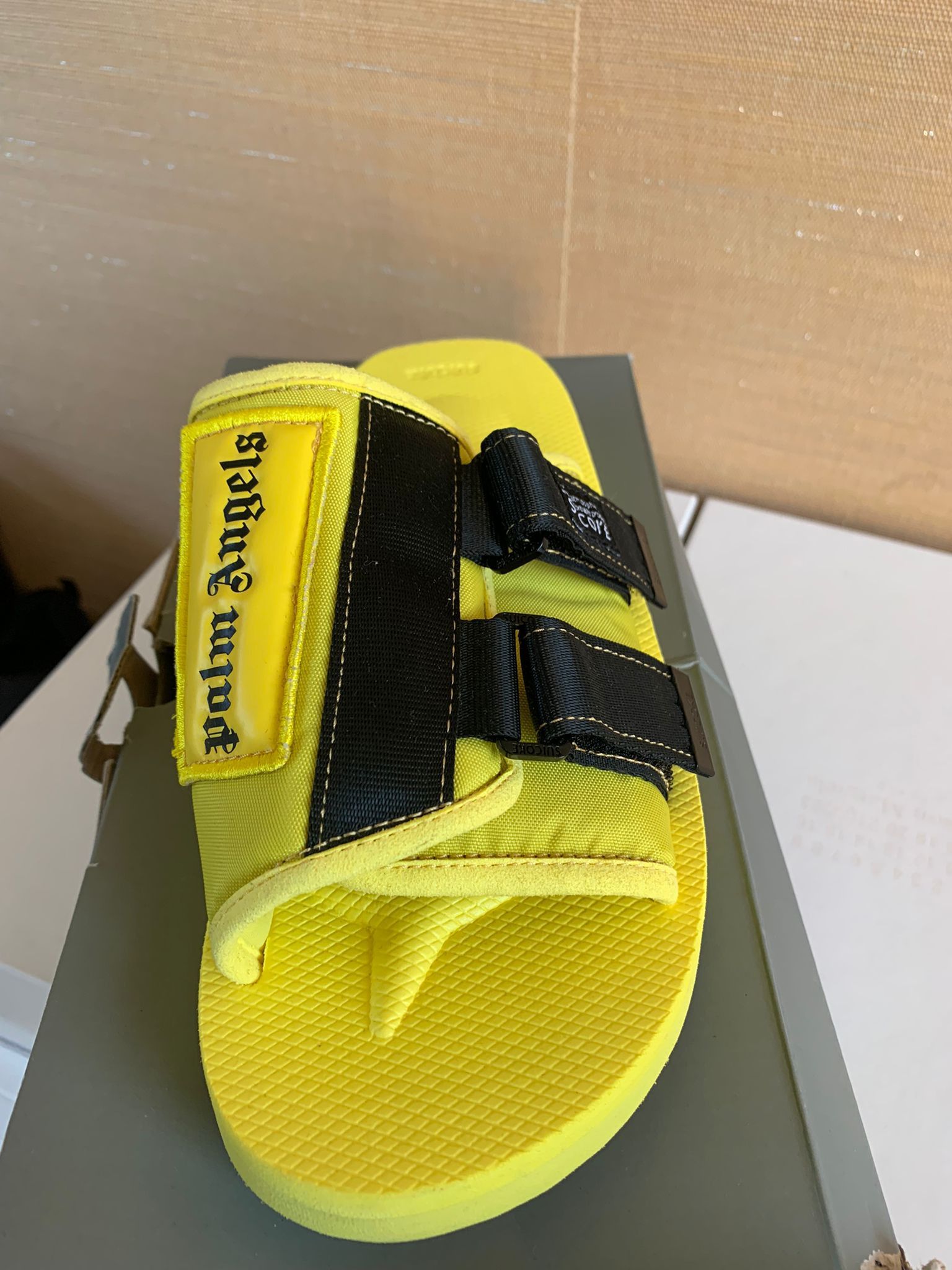 Palm Angels × Suicoke Logo Sandals in Yellow Size US 7 / EU 40 - 6 Thumbnail