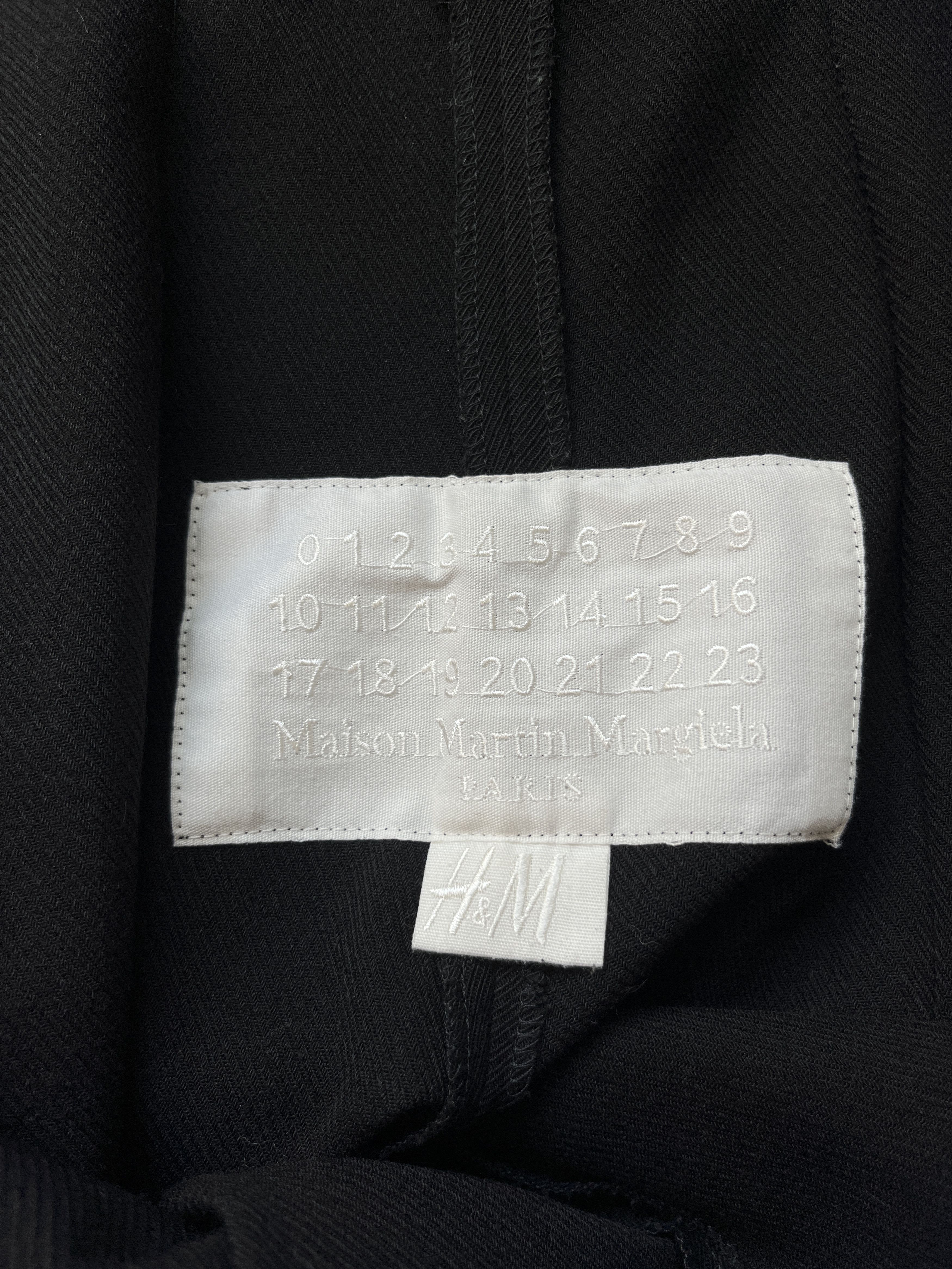 H&M × Maison Margiela ⚡️QUICK SALE⚡️Maison Margiela x H&M Black Pants Trousers Size 30" / US 8 / IT 44 - 4 Thumbnail