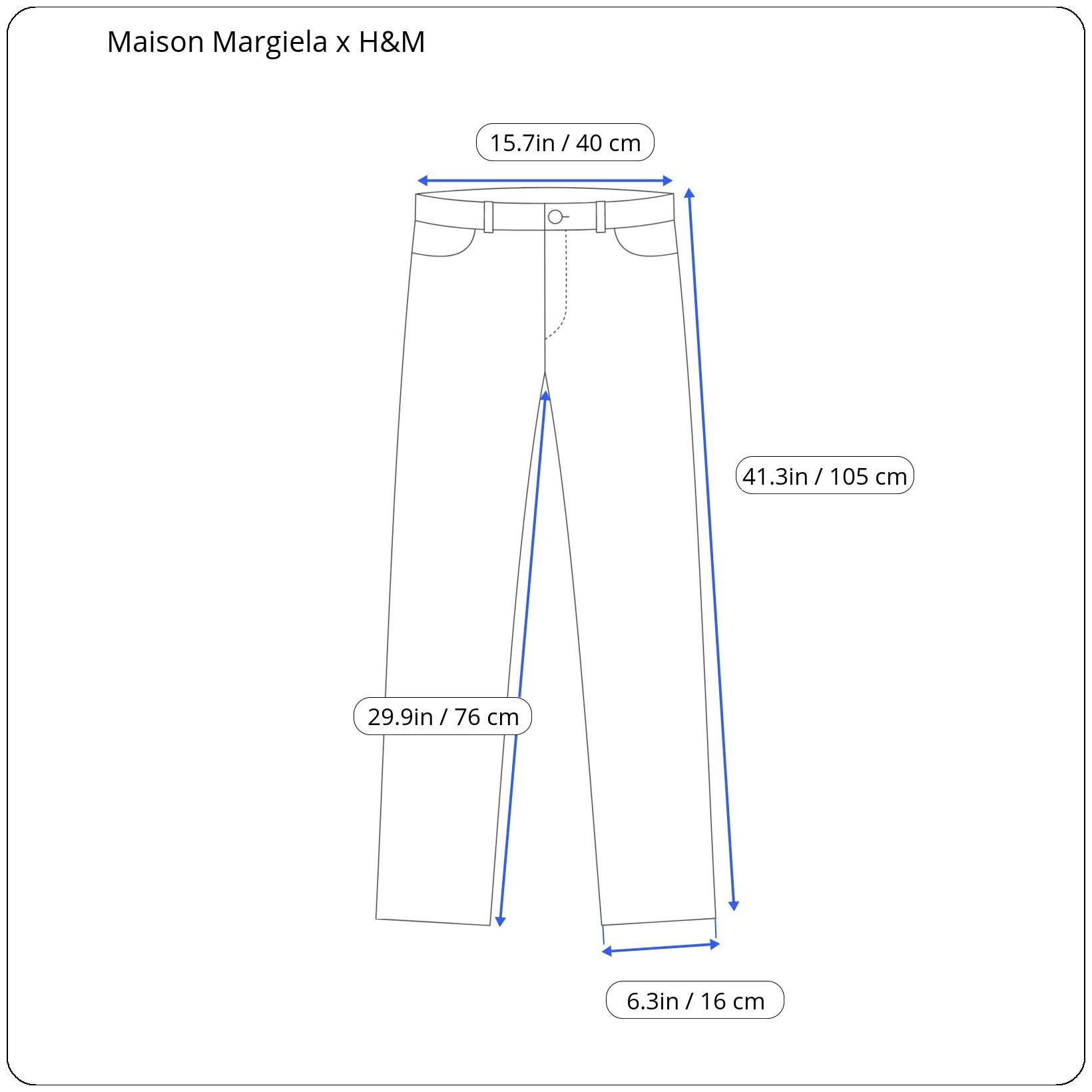 H&M × Maison Margiela ⚡️QUICK SALE⚡️Maison Margiela x H&M Black Pants Trousers Size 30" / US 8 / IT 44 - 7 Thumbnail