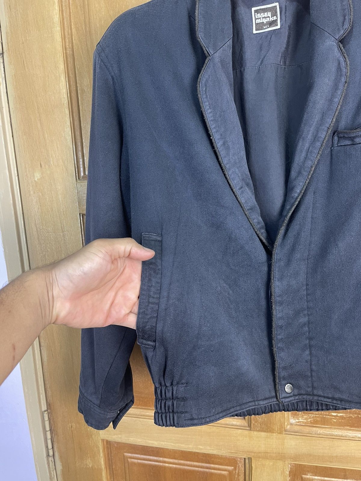 Issey Miyake × Japanese Brand × Vintage Issey Miyake Men Vintage 70’s Blazer Jacket 💥Hard To Find💥 Size US M / EU 48-50 / 2 - 13 Thumbnail