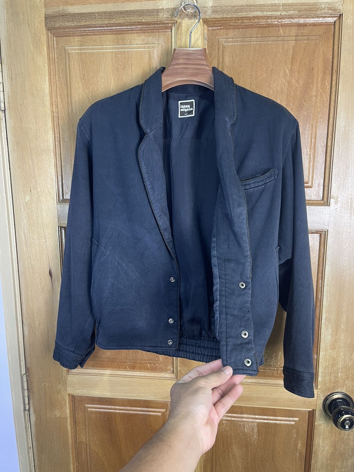 Issey Miyake × Japanese Brand × Vintage Issey Miyake Men Vintage 70’s Blazer Jacket 💥Hard To Find💥 Size US M / EU 48-50 / 2 - 12 Thumbnail