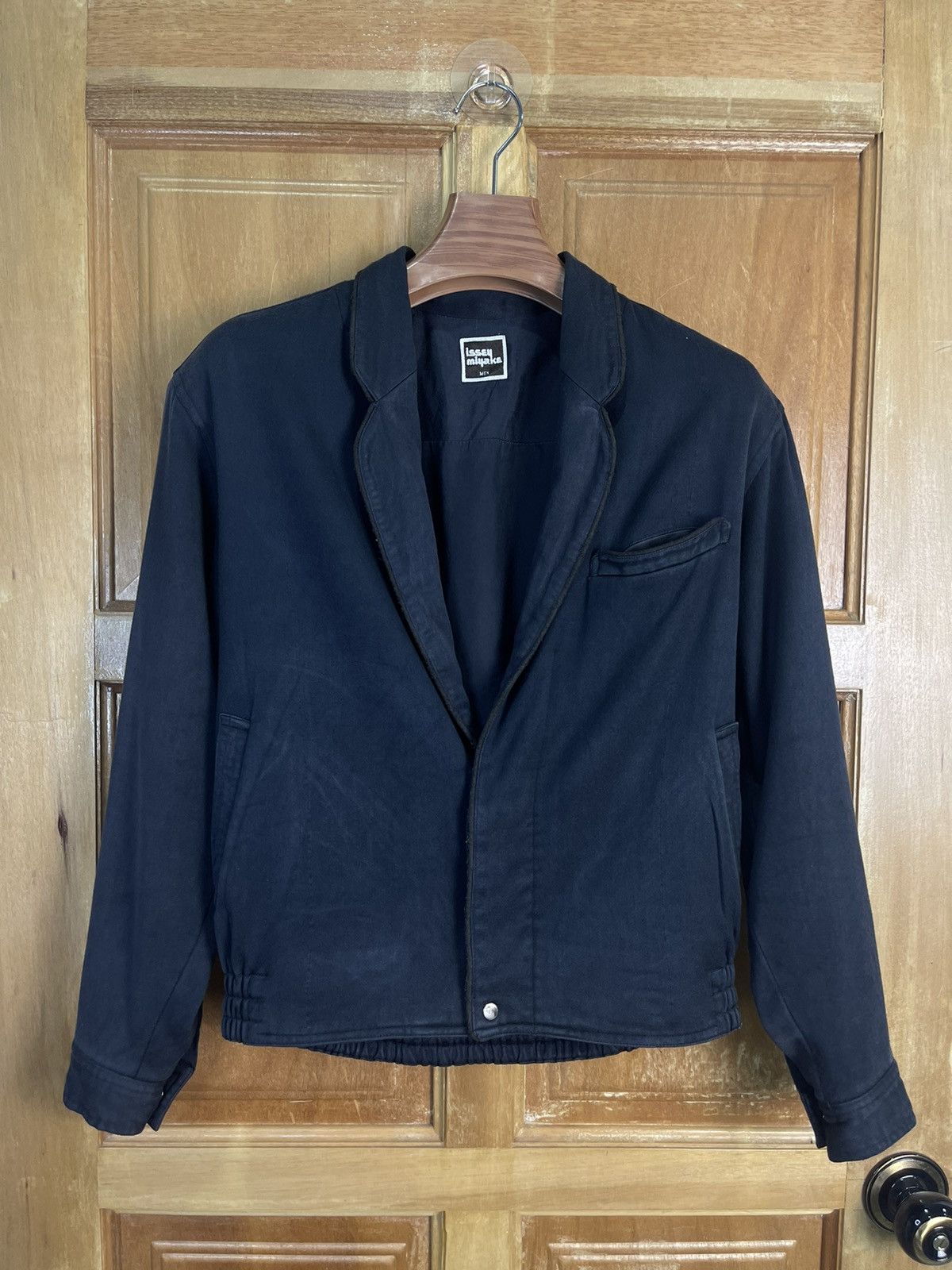 Pre-owned Issey Miyake X Vintage Issey Miyake Men Vintage 70's Blazer Jacket Hard To Find In Black