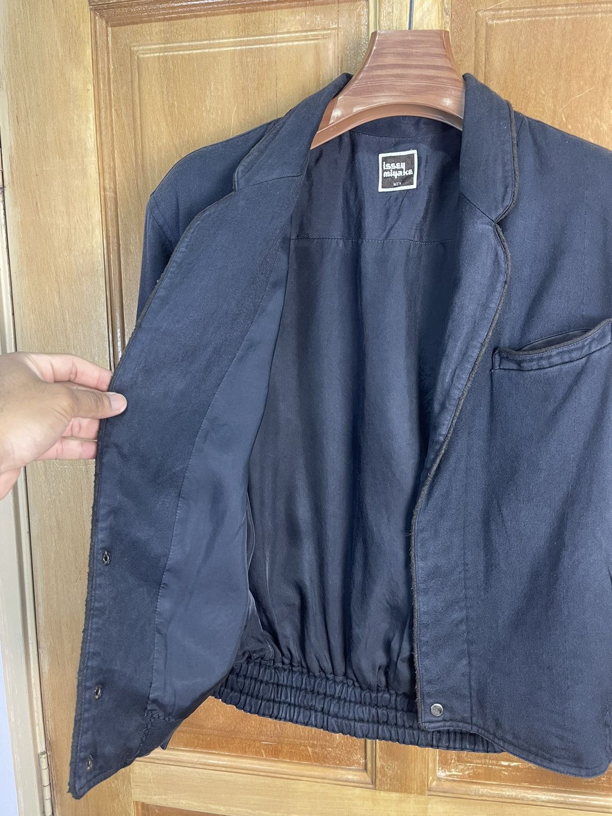 Issey Miyake × Japanese Brand × Vintage Issey Miyake Men Vintage 70’s Blazer Jacket 💥Hard To Find💥 Size US M / EU 48-50 / 2 - 10 Thumbnail