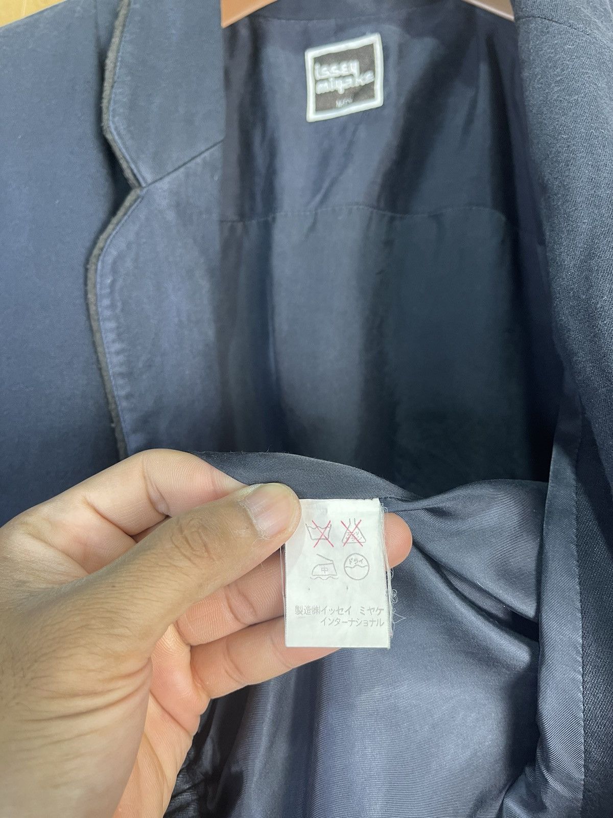 Issey Miyake × Japanese Brand × Vintage Issey Miyake Men Vintage 70’s Blazer Jacket 💥Hard To Find💥 Size US M / EU 48-50 / 2 - 4 Thumbnail