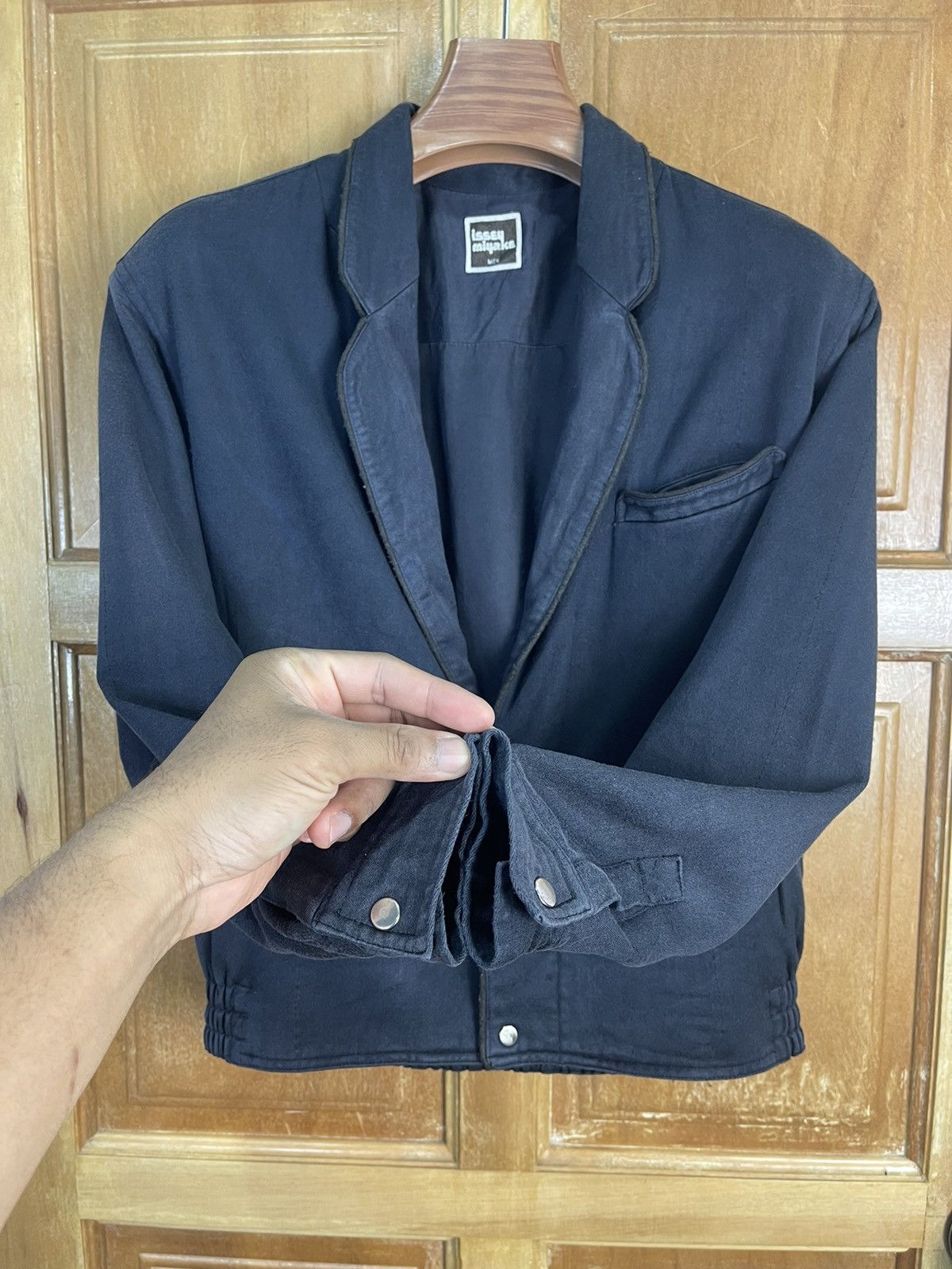 Issey Miyake × Japanese Brand × Vintage Issey Miyake Men Vintage 70’s Blazer Jacket 💥Hard To Find💥 Size US M / EU 48-50 / 2 - 17 Thumbnail
