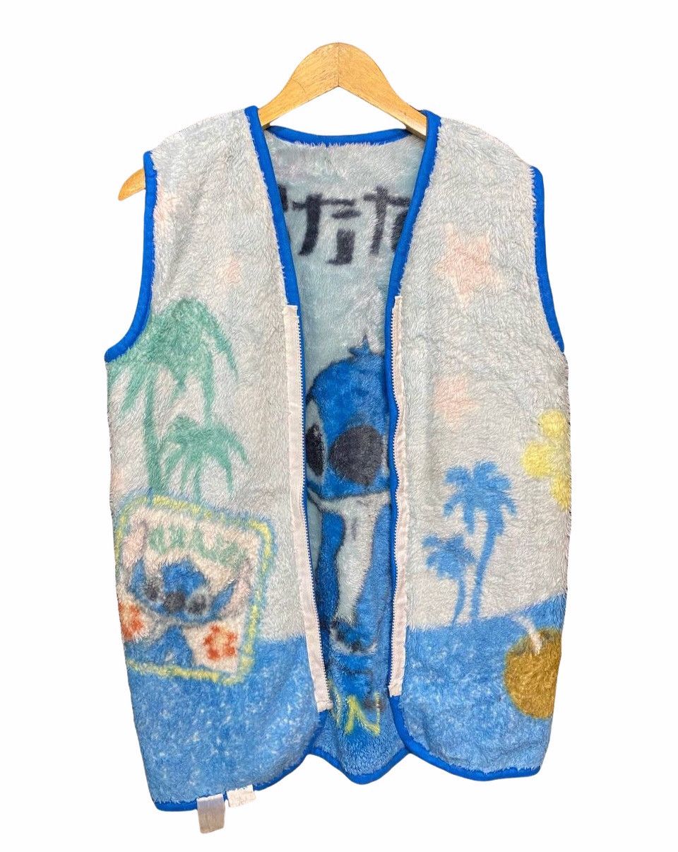 Disney STITCH FLEECE VEST JACKET Size US S / EU 44-46 / 1 - 4 Thumbnail