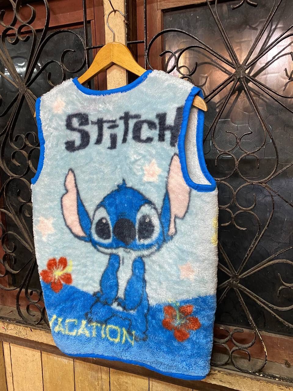 Disney STITCH FLEECE VEST JACKET Size US S / EU 44-46 / 1 - 10 Thumbnail
