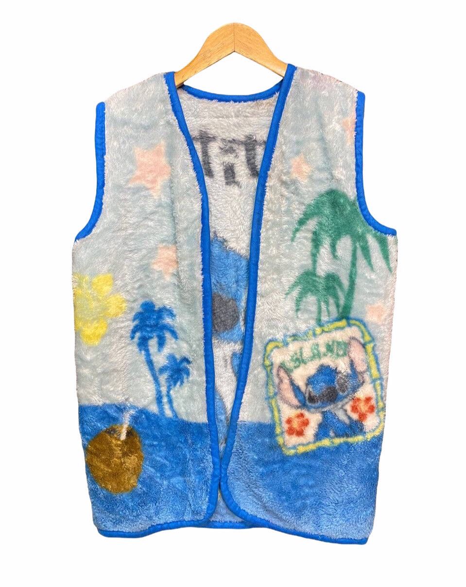 Disney STITCH FLEECE VEST JACKET Size US S / EU 44-46 / 1 - 2 Thumbnail