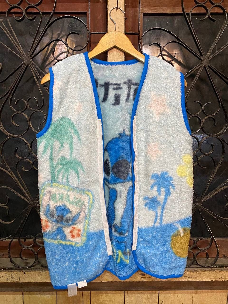 Disney STITCH FLEECE VEST JACKET Size US S / EU 44-46 / 1 - 14 Thumbnail