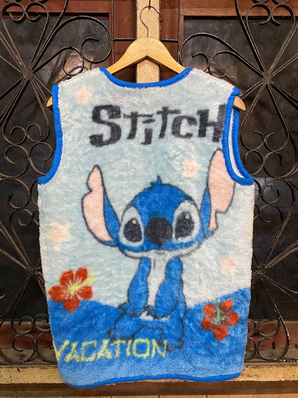Disney STITCH FLEECE VEST JACKET Size US S / EU 44-46 / 1 - 8 Thumbnail