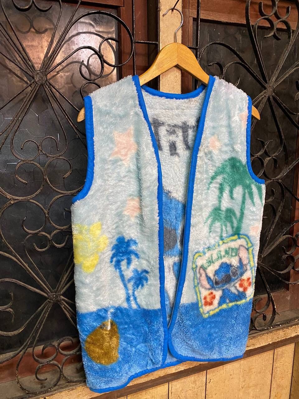 Disney STITCH FLEECE VEST JACKET Size US S / EU 44-46 / 1 - 6 Thumbnail