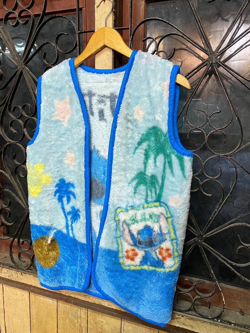 Disney STITCH FLEECE VEST JACKET Size US S / EU 44-46 / 1 - 7 Thumbnail
