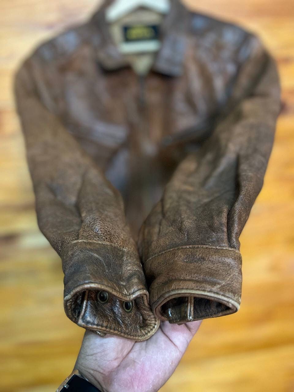 Leather VINTAGE FORCE MACEES KADOYA BIKER JACKET Size US M / EU 48-50 / 2 - 10 Thumbnail