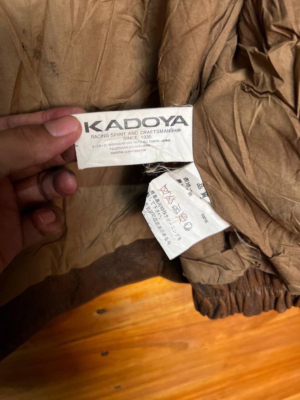 Leather VINTAGE FORCE MACEES KADOYA BIKER JACKET Size US M / EU 48-50 / 2 - 14 Thumbnail
