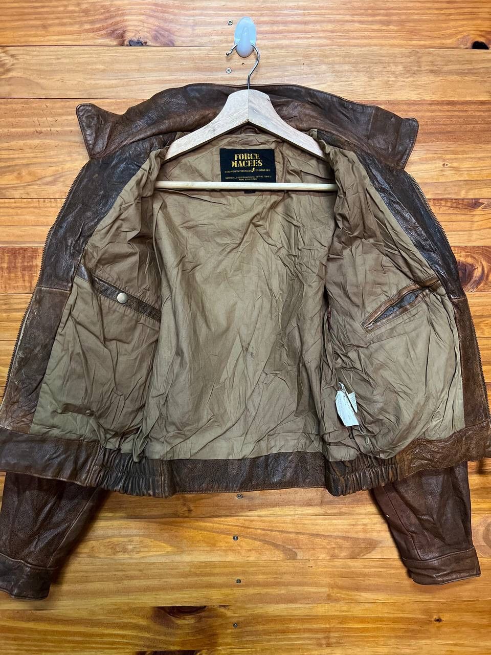 Leather VINTAGE FORCE MACEES KADOYA BIKER JACKET Size US M / EU 48-50 / 2 - 13 Thumbnail